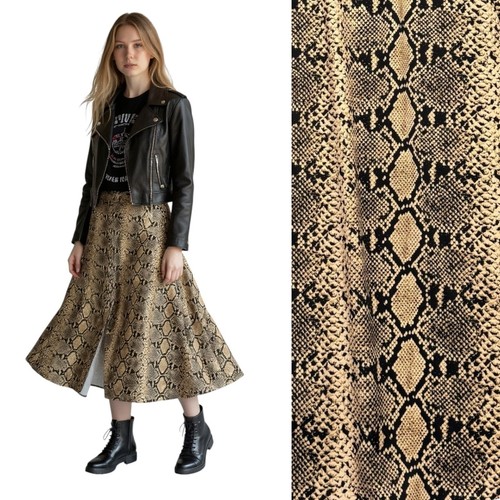 Zara snake print - print, skirt