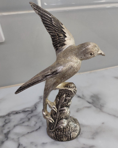 Vintage weighty bird figure - vintage,