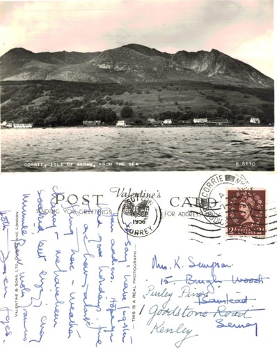 Vintage postcard corrie - postcard,