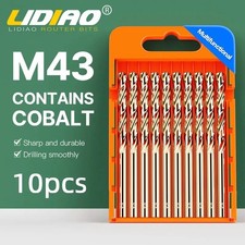 10pcs M43 HSS Twist Cobalt