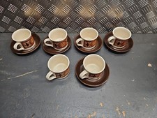 11pc vintage retro coffee cups