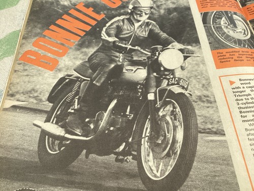 Triumph bonneville test period - triumph,