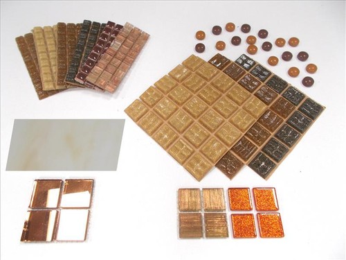 Mosaic tile kit mixed - kit.,