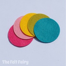 Felt Circles - Wool Blend Felt
