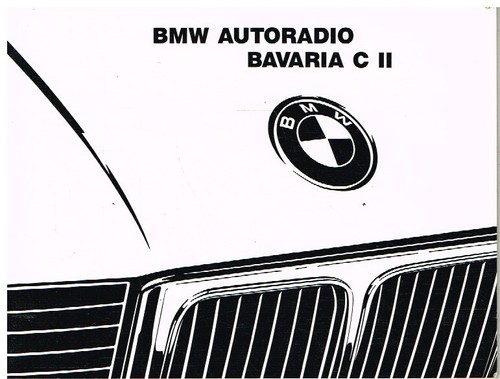Bmw bavaria car radio - bmw, ii