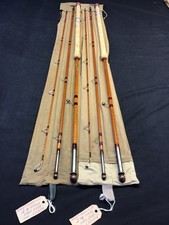 2 x Vintage B. James Avocet 11ft Angling Times prize split cane fishing rods