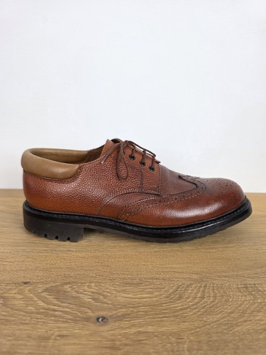 Grenson brogue derby - derby, uk8