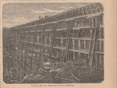 Trestle bridge dale creek - bridge, (dale