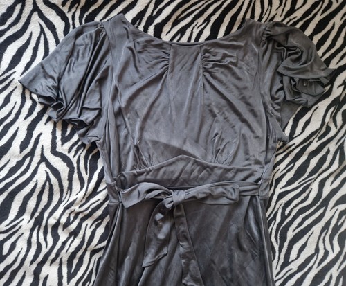 Laura ashley grey jersey wrap - ashley,