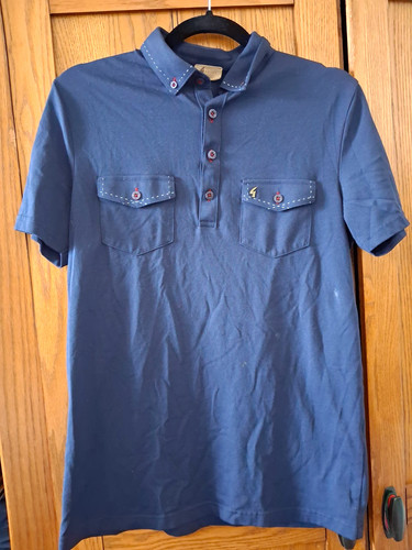 Gabicci navy polo shirt short - gabicci,
