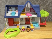 Fisher Price ~ Little People Friends Together Play House Playset Lights & Sounds