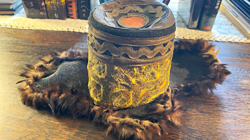 Tibetan brocade hat - , xamo