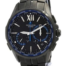 CASIO Oceanus Titanium Manta Solar Mens Watch OCW-S3400B-1AJF (Never Used)
