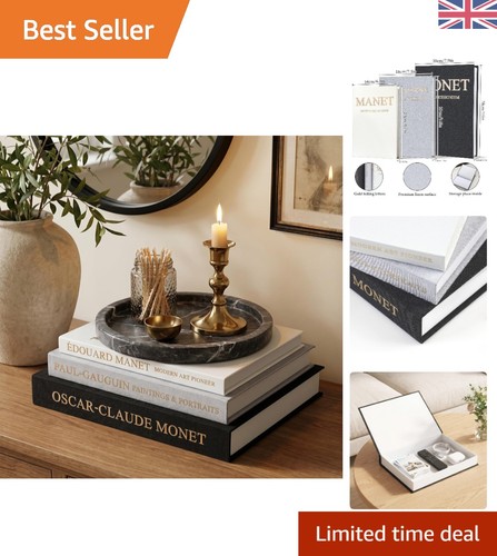 Timeless stackable faux books - faux,