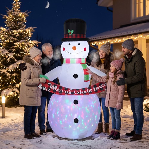 7ft christmas inflatable - 6.7ft,