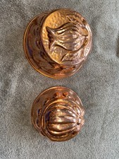 2 x VINTAGE COPPER MOLD -