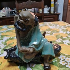 VINTAGE CHINESE  MUDMAN CERAMIC FIGURE ORNAMENT