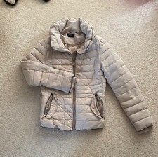 Ladies cream padded jacket