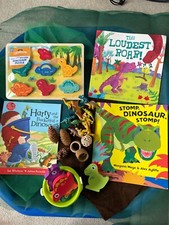 Dinosaur story sack/Theme Wooden Toys Teaching/Learning Resources EYFS Puzzle