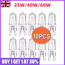 10 X G9 HALOGEN BULBS 25W/40W/60W WARM WHITE FILAMENT LAMP REPLACE LED BULB UK~