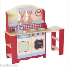 ELC Wooden Cottage Kitchen Red