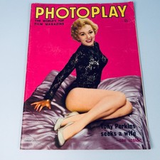 VINTAGE PHOTOPLAY MAGAZINE NOVEMBER 1958 TONY PERKINS SEEKS A WIFE