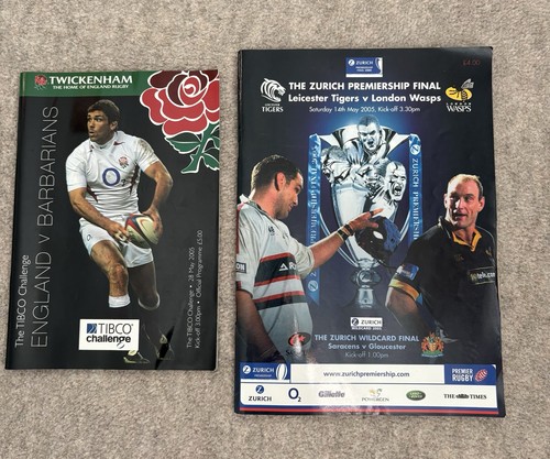 Rugby programmes 2005 england - programmes,