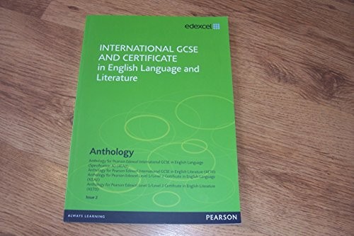 Edexcel anthology for - edexcel,