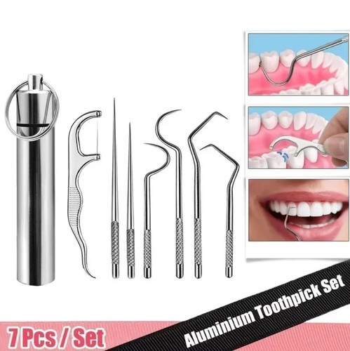 3pcs toothpick set metal - 3pcs,