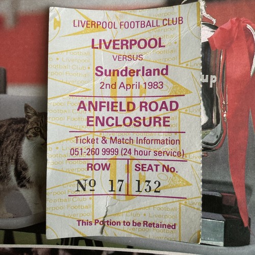 Ticket stub liverpool - stub,