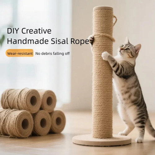 Natural sisal rope 4mm - natural,