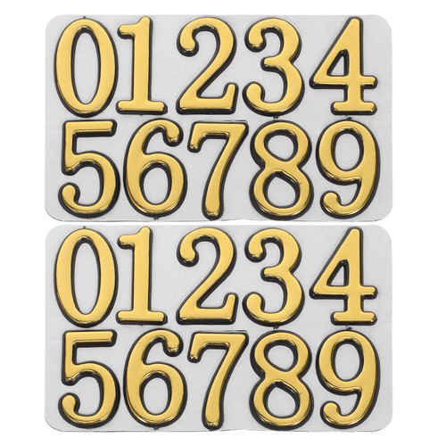 Sets outdoor number - number, stickers