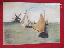 EDOUARD MANET  drawing on old