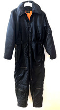Mens Flying, Coverall -All in one -Padded, rear opening ,Concealed hood -42" BLK