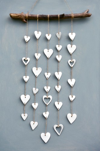 Handmade wabi sabi - clay, heart