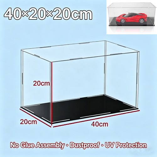 Acrylic display case 40cm - acrylic,