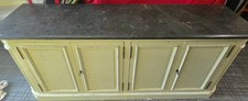 shabby chic sideboard used with marble top cream unit 