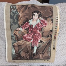 Vintage GOBELIN Needlepoint Tapestry Kit Printed Canvas 45x60