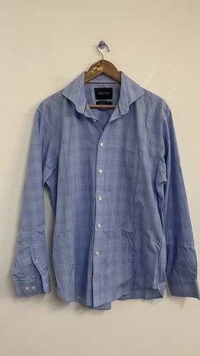Austin reed blue check shirt - reed,