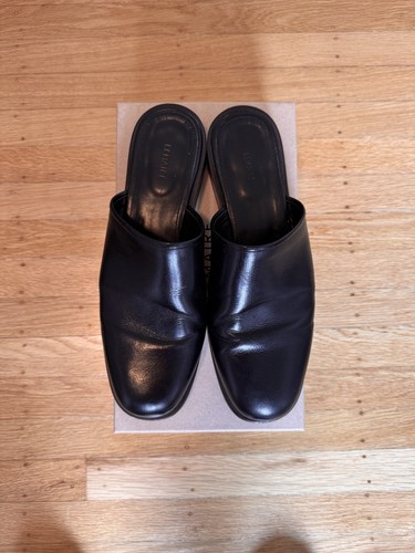Lemaire black leather square - lemaire,