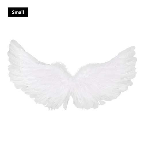 1pc white feather - white, wings