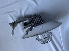 LARGE BULKHEAD LIGHT, AUTHENTIC MARINE SALVAGE. Cast Aluminium, Nautical VGC