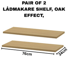 IKEA LÅDMAKARE Shelf Oak
