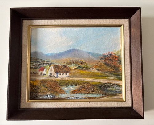 Original oil painting - oil, irish