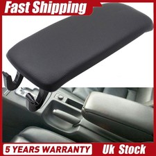 Black Leather Armrest Center