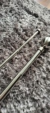 Double Layer Extendable Metal Eyelet Curtain Pole