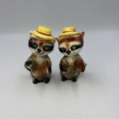 Vintage japan raccoon salt - vintage,