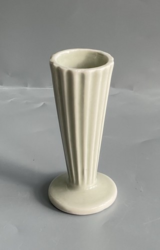Green ceramic reeded fluted - green,