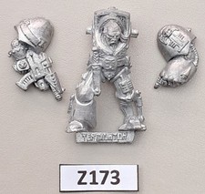 1989 Space Marine Terminator with Bionic Leg - Rogue Trader GW - Metal (Z173)