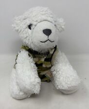 White Polar Bear In Moulin Roty Top Soft Stuffed Toys Plushies (L12) Teddy Cute